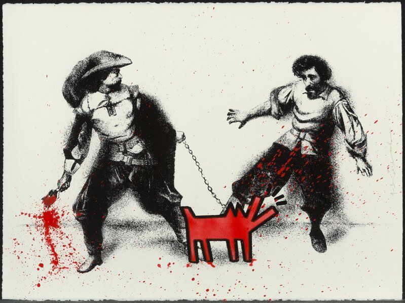 Mr. Brainwash, ‘Watch Out (Red)’, 2019, Print, Screenprint in colors on paper, Heritage Auctions