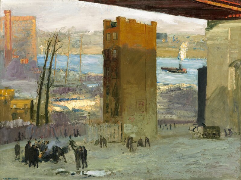 George Bellows, ‘The Lone Tenement’, 1909, Painting, Oil on canvas, National Gallery of Art, Washington, D.C.