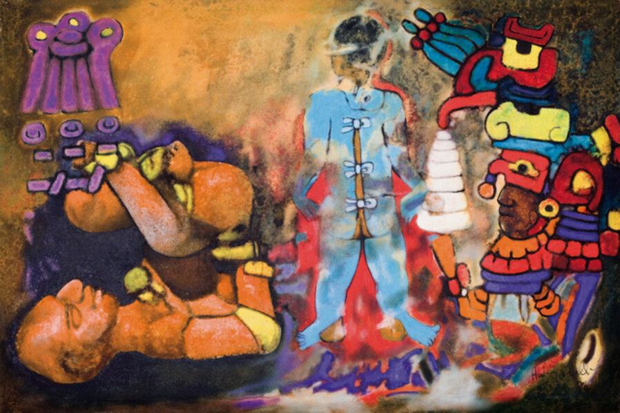 Maya Ritual V (Olmec Maya series)