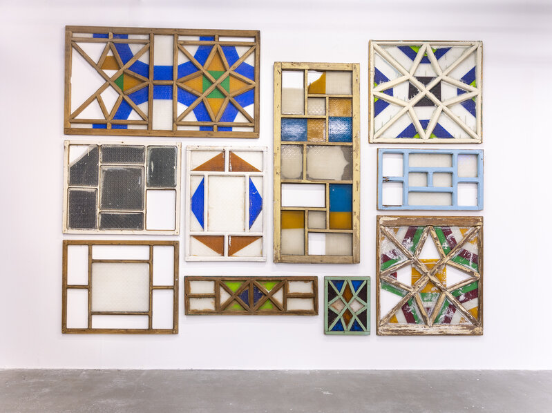 Ahmed Mater, ‘Mecca Windows 7’, 2013, Installation, Wooden windows with glass panes, ATHR