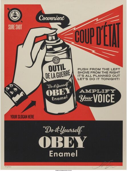 Shepard Fairey, ‘Obey Coup d'etat’, 2012