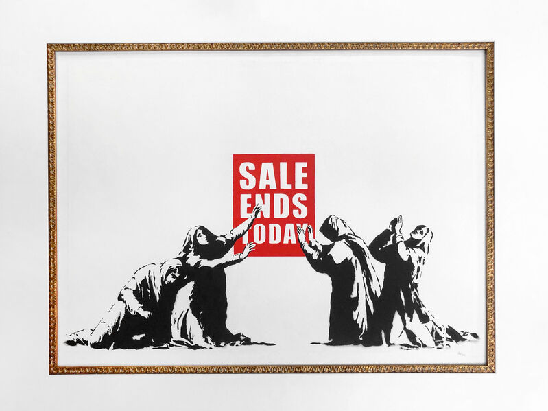 Banksy, ‘Sale Ends (V2- Signed)’, 2006, Print, Screenprint on paper, Robin Rile Fine Art