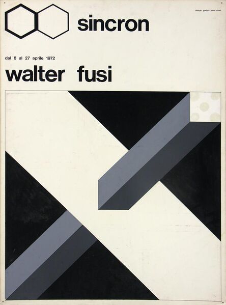 Walter Fusi, ‘Bozzetto Sincron’, 1972