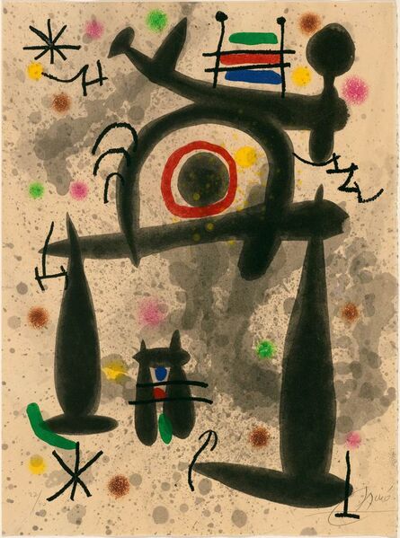 Joan Miró, ‘Le Miroir de l'Homme par les Bêtes’, 1972