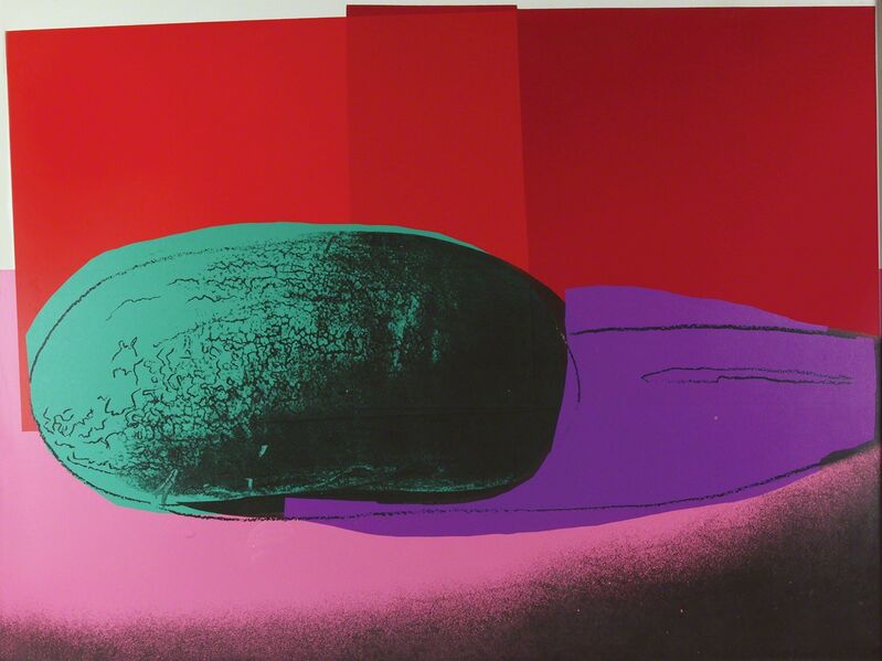 Andy Warhol, ‘Space Fruit: Still Lifes Watermelon’, 1979, Print, Colored serigraph on paper, Bertolami Fine Arts