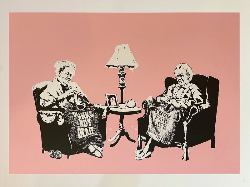 Banksy, ‘Grannies’, 2006, Print, Screen print in colours on wove paper, Tate Ward Auctions
