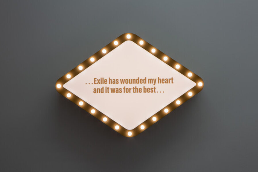 Exile has wounded my heart (Les mains libres)