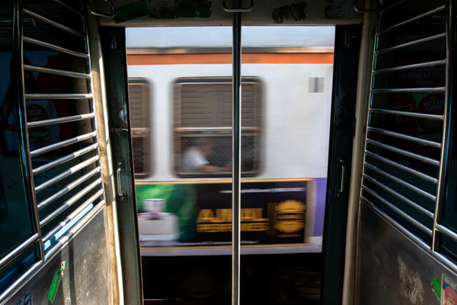 Two Trains, One Moving, Mumbai India
