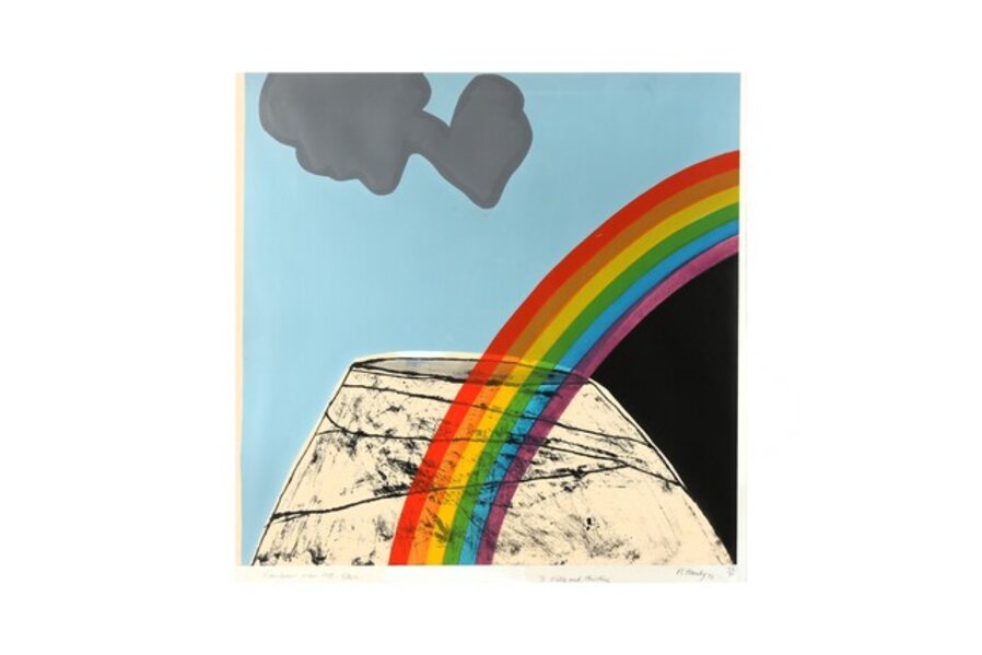 Rainbow over Mount Eden