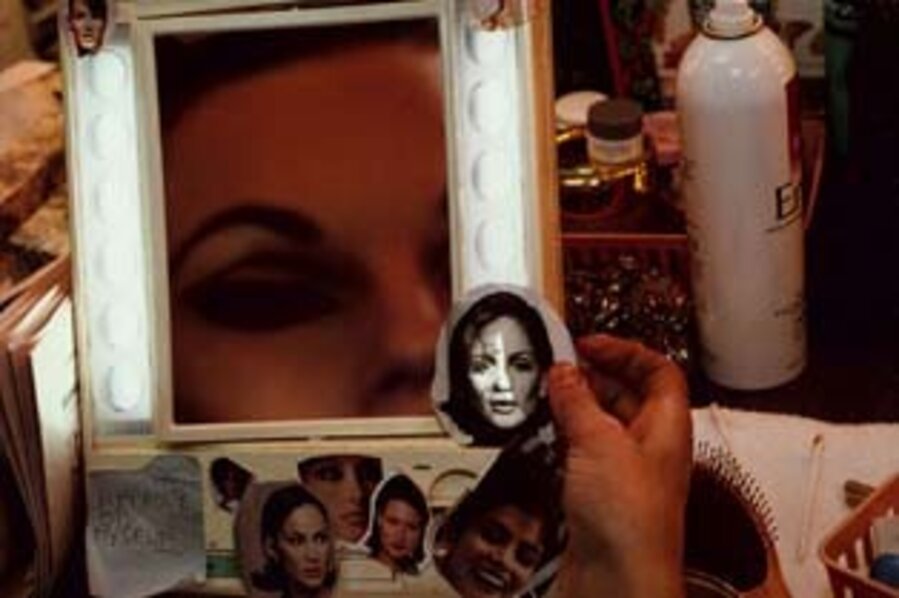 Showgirl Anne-Margaret in Her Dressing Room at the Stardust, Las Vegas, Nevada, 1995