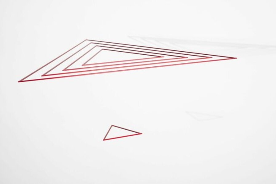 Trianguconcéntricos Alu Rouge 50 2/3