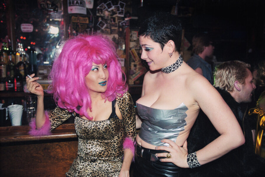 Pink Wig and Duct Tape at Hole in the Wall. San Francisco, CA