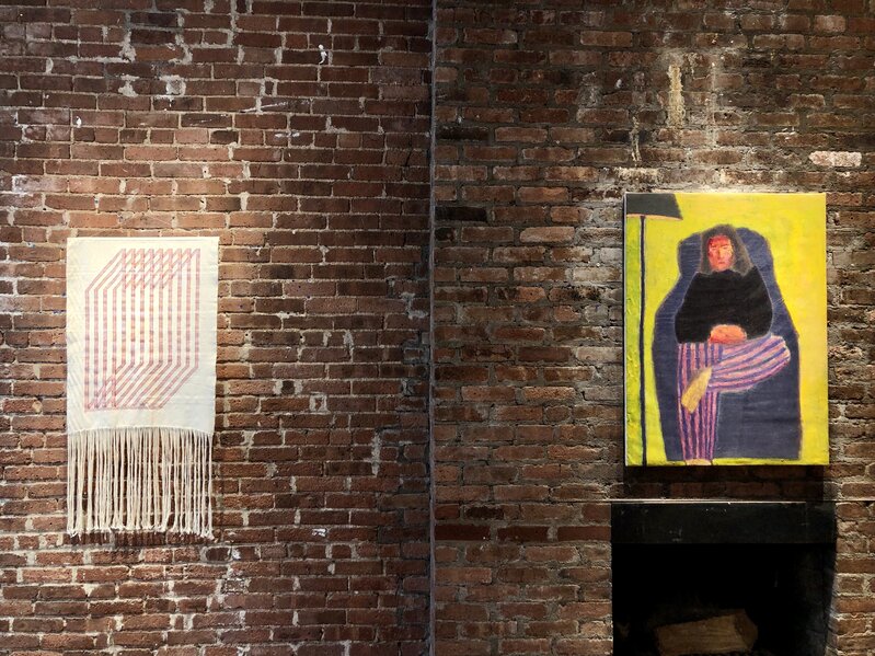 Francisco Rocha Salazar, ‘Jasper Johns’, 2019, Painting, Oil on canvas, Susan Eley Fine Art