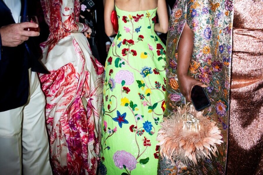 Flower Dresses, Met Gala, New York City