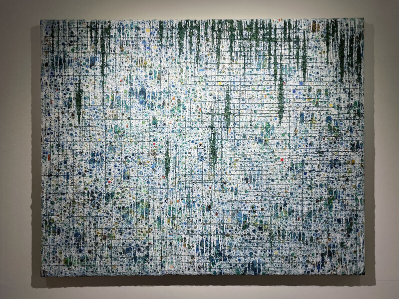 Ming-Jen HSU, ‘Scenery in Blooming｜繁色 12’, 2020, Painting, Acrylic, Pencil, Paper pulp on Canvas, Modern Art Gallery 現代畫廊