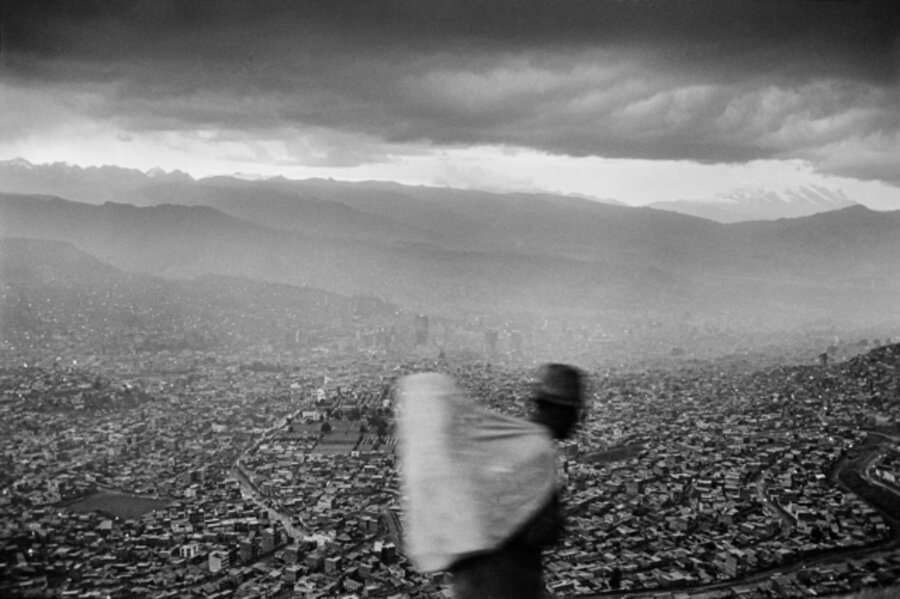 A view of the capital, La Paz, Bolivia