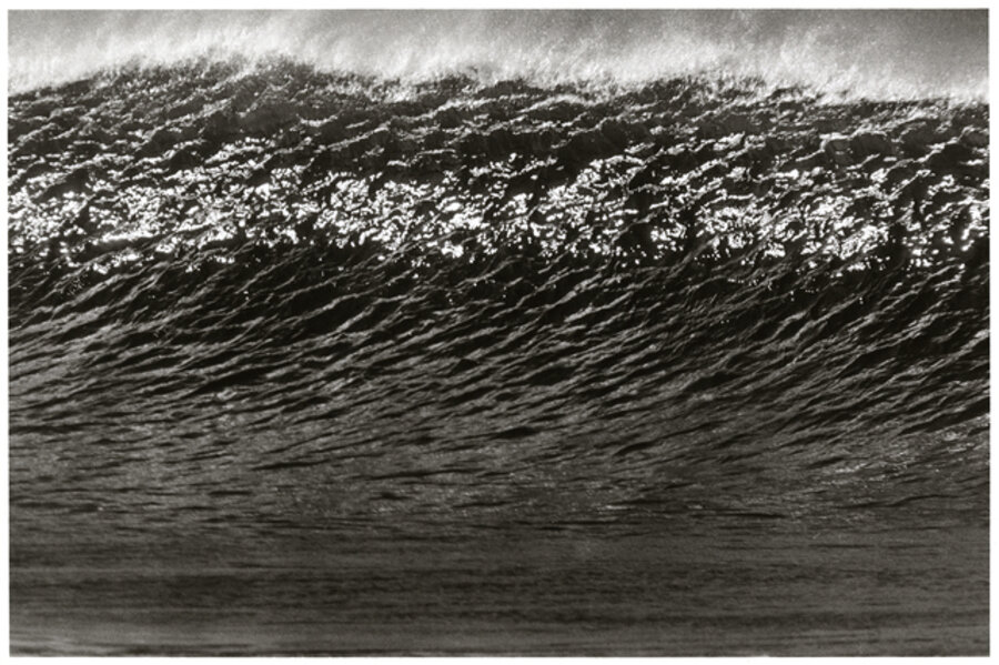 Large Wave Face in Sun, Zuma Beach, CA