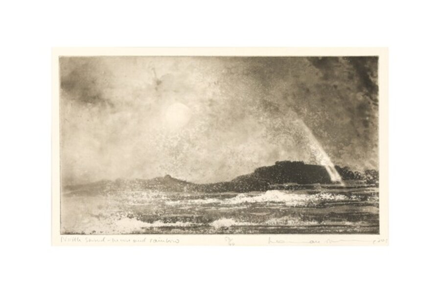North Sound- Moon and Rainbow