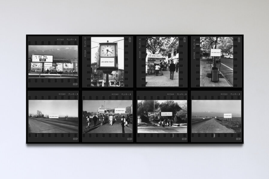 Public Interventions from the series Studies on Happiness 1971 – 1981
