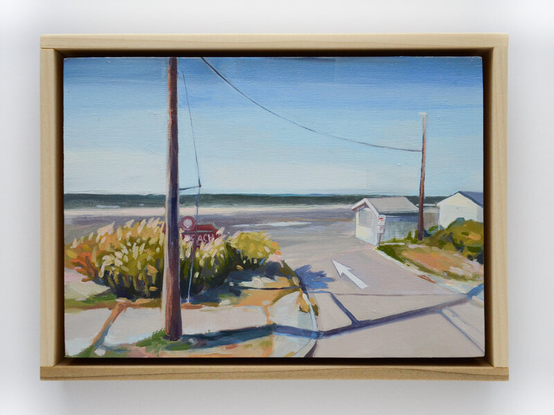 Kate Rasche, ‘53005 N. Road, Southold’, 2018, Painting, Oil on panel in artists frame, VSOP Projects