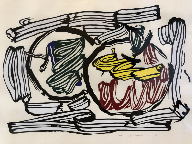 Roy Lichtenstein, ‘Two Apples’, 1982, Print, Woodcut on handmade Iwano Kizuki Hosho paper, Petersburg Press 