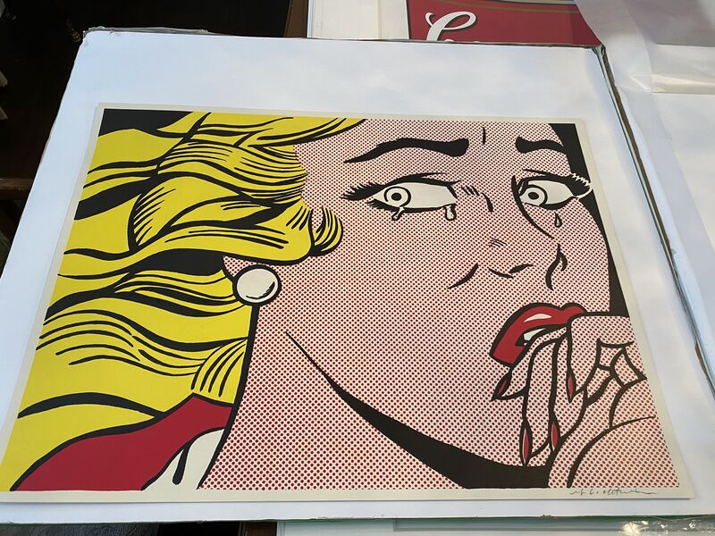 Roy Lichtenstein, ‘Crying Girl’, 1963, Print, Offset lithograph on lightweight, off-white wove paper, Fine Art Mia