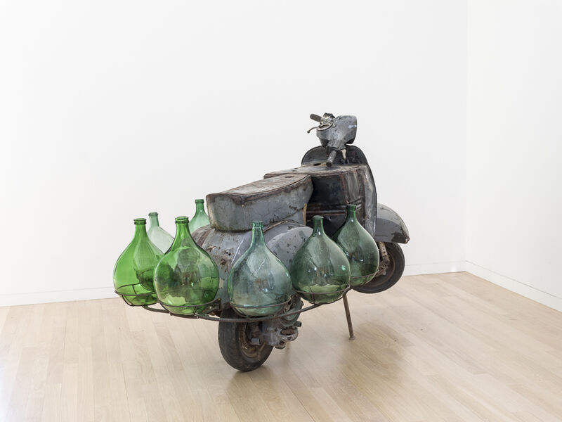 Romuald Hazoumè, ‘ZoCooter’, 2019, Sculpture, Metal and glass, Magnin-A