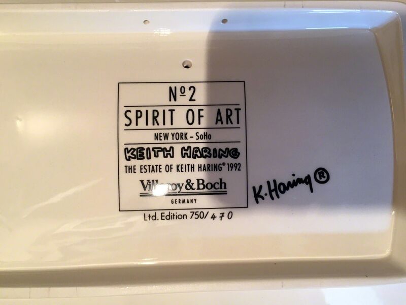 Keith Haring, ‘No. 2 Spirit of Art, New York-Soho Centerpiece’, 1992, Sculpture, Ceramic Sculpture Multiple, David Lawrence Gallery