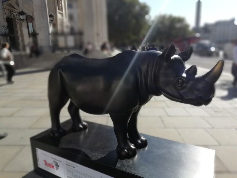 Gavin Turk, ‘St Sebastian’, 2018, Sculpture, Rhino: fibreglass rhino (fire retardant) with internal armature Finish: Bronze Paint Patina, Tusk Benefit Auction