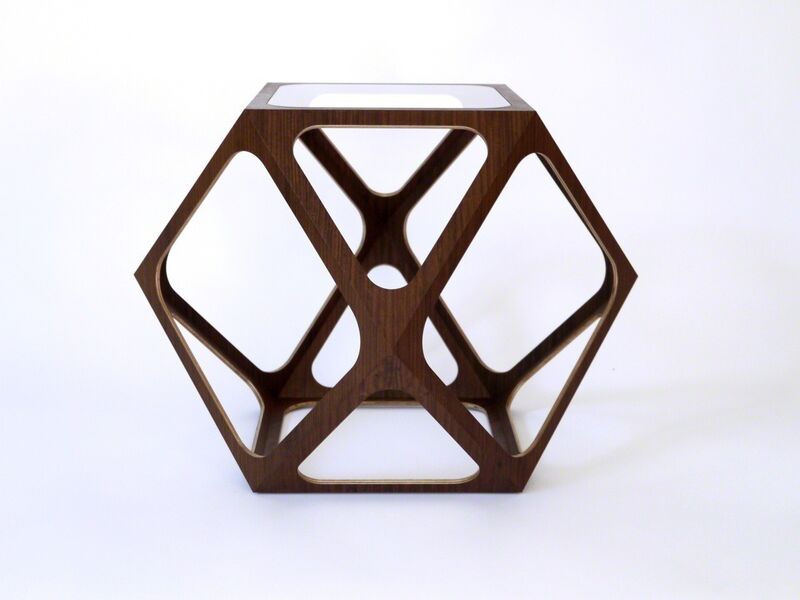 Rasmus Fenhann, ‘Kubo table’, 2007, Design/Decorative Art, Wood, glass, Galerie Maria Wettergren