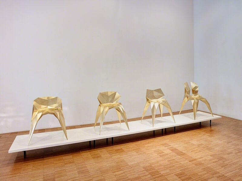 Zhoujie Zhang, ‘Brass Bowtie Chair (SQN1-F2A)’, 2014, Design/Decorative Art, Brass, Gallery ALL