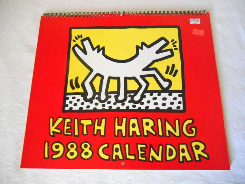 Keith Haring, ‘2-ITEMS, 1988 SIGNED/ DRAWING CALENDAR’, 1988, Mixed Media, Calendar, VINCE fine arts/ephemera