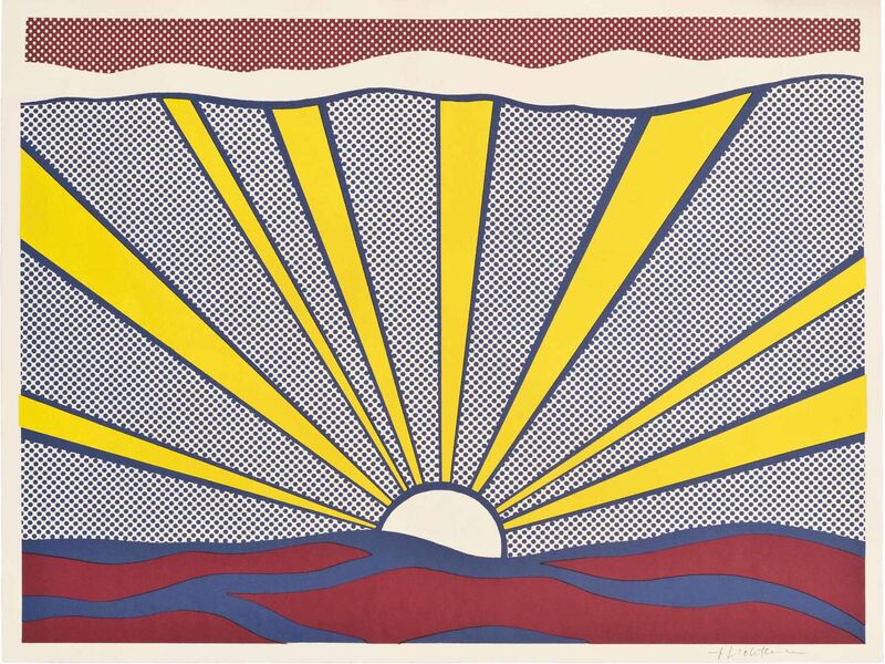 Roy Lichtenstein, ‘Sunrise (Corlett II.7)’, 1965, Print, Offset lithograph in colours, on wove paper, Gallery Red