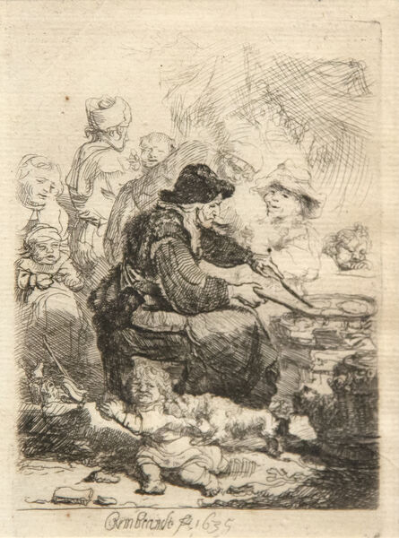 Rembrandt van Rijn, ‘The Pancake Woman’, 1635