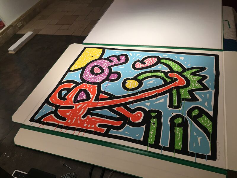 Keith Haring, ‘Flowers (1)’, 1990, Print, Silkscreen ink on Coventry Paper, Fine Art Mia