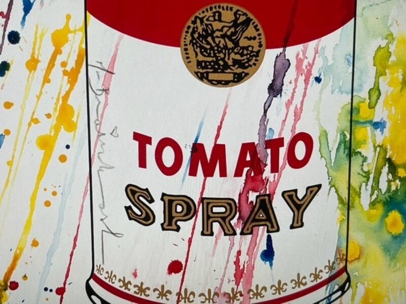 Mr. Brainwash, ‘Tomato Spray’, 2010, Print, Silkscreen and watercolour on archival paper, Artsy x Capsule Auctions