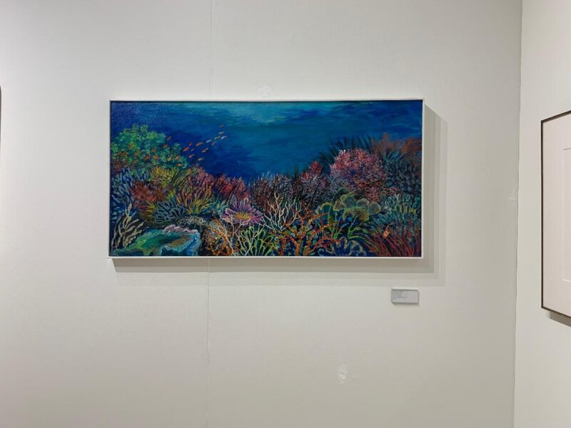 Thelma Appel, ‘Sea Garden IV’, 2014, Painting, Acrylic on Canvas, Alpha 137 Gallery