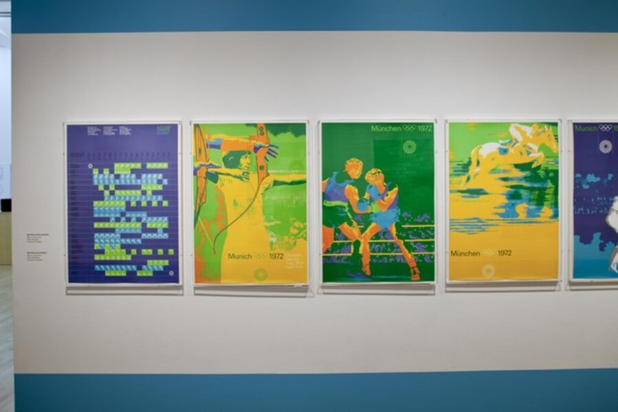 Installation view "Otl Aicher: München 1972", 2009