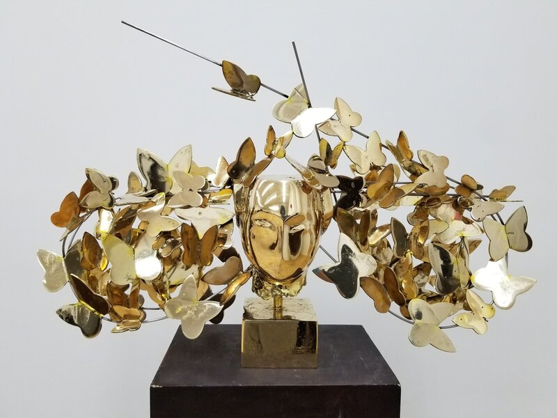 Manolo Valdés, ‘Mariposas Doradas (Golden Butterflies)’, 2017, Sculpture, Bronze with golden patina, Maison d'Art