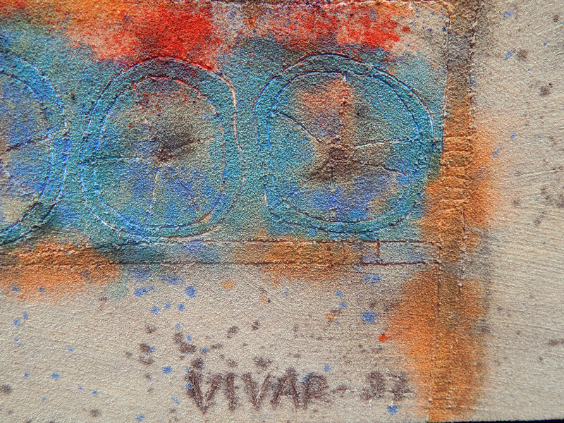 Carlos Vivar, ‘Magic Bicycles’, 2007, Painting, Oil and Sand on Canvas, Aura Galerias