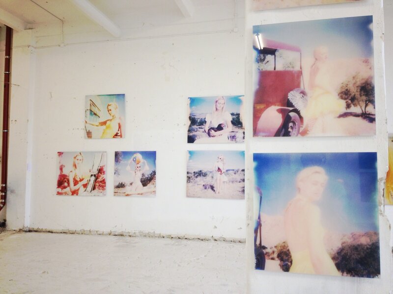 Stefanie Schneider, ‘Marilyn (Heavenly Falls)’, 2016, Photography, 3 archival C-Prints based on 3 Polaroids, sandwiched in between Plexiglass., Instantdreams