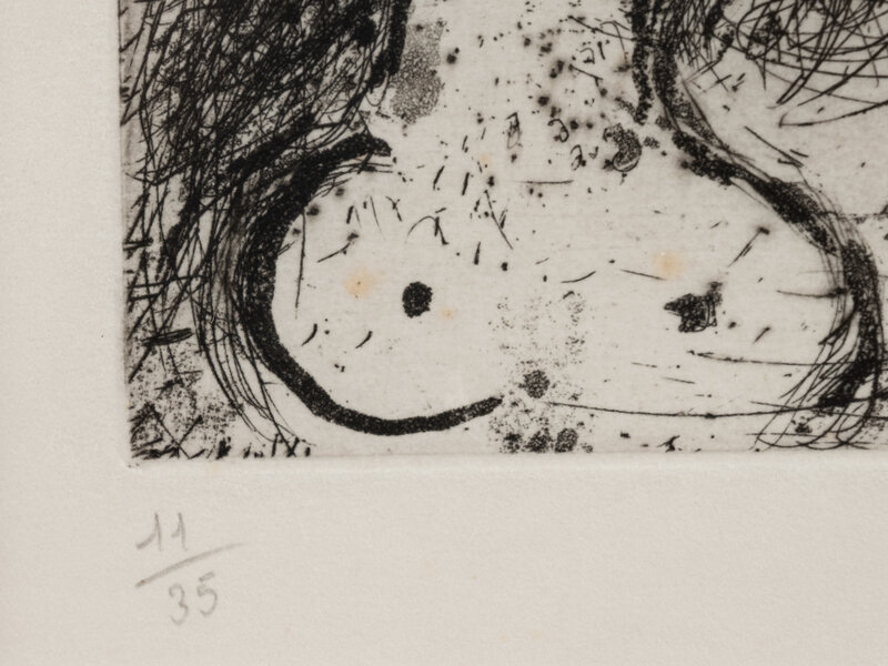 Marc Chagall, ‘La femme et la Christ’, Print, Etching, Hindman