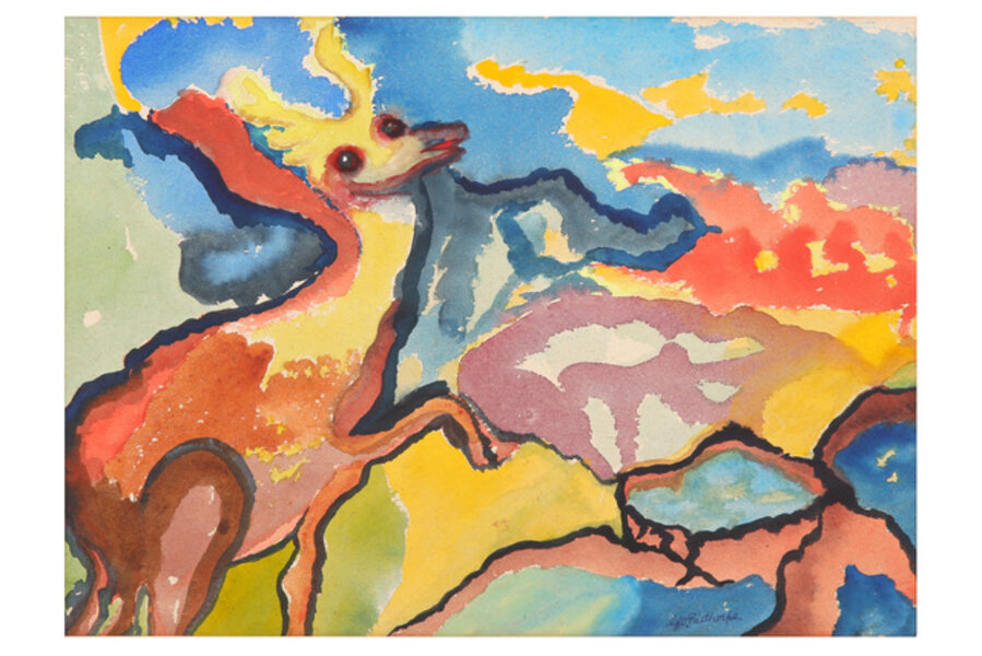 Surrealist landscape