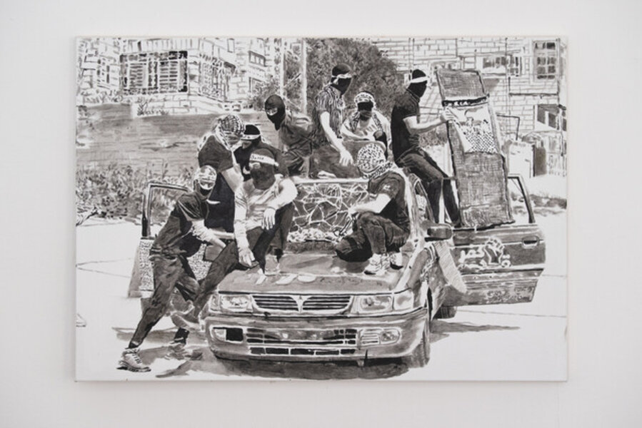Black and White Car