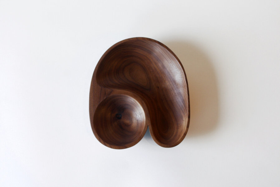 Carved Walnut Bowl from the Native Tongue Collection