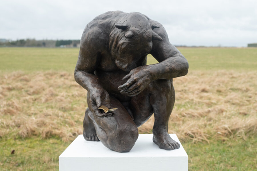 Crouching Minotaur