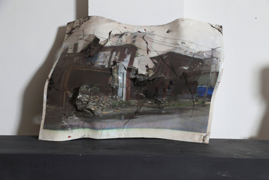 Collapsed roof