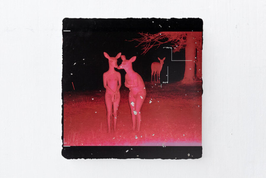 Earthware (dreaming of a deer kiss 02)