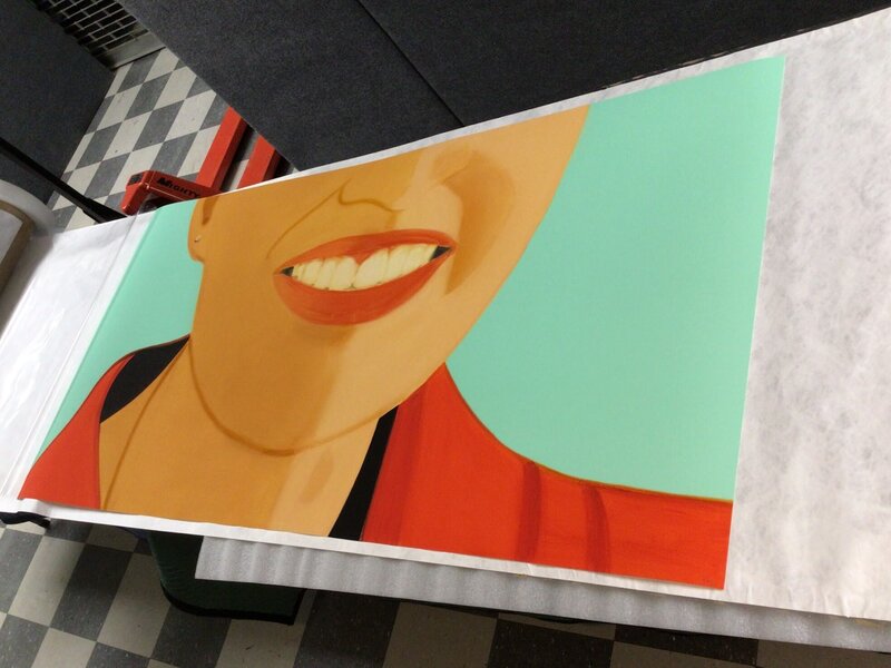 Alex Katz, ‘Alex Katz 'Big Smile (Vivien)' Print 2021’, 2021, Print, Color print, Hirth Fine Art