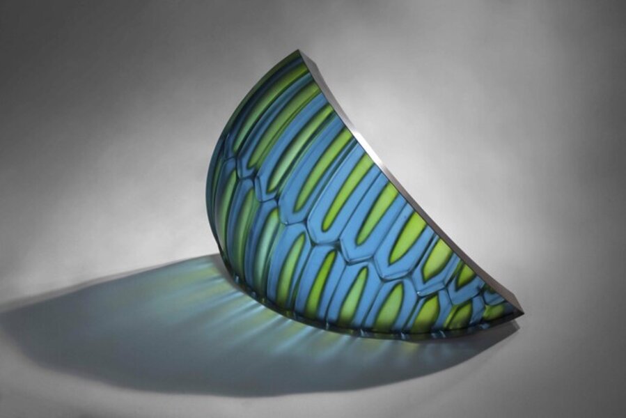 Intersect Blue Green